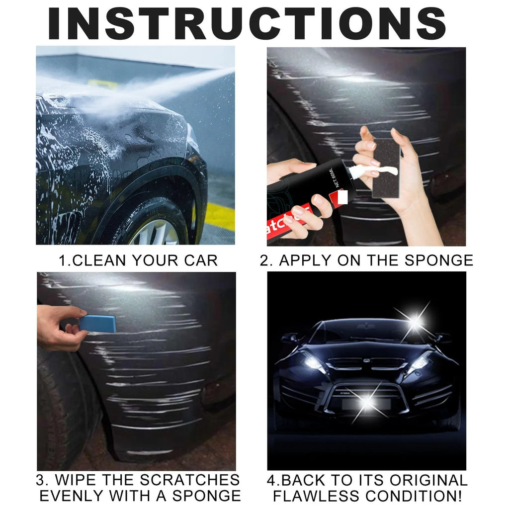60ml tube of automotive scratch repair cream for car paint scratches