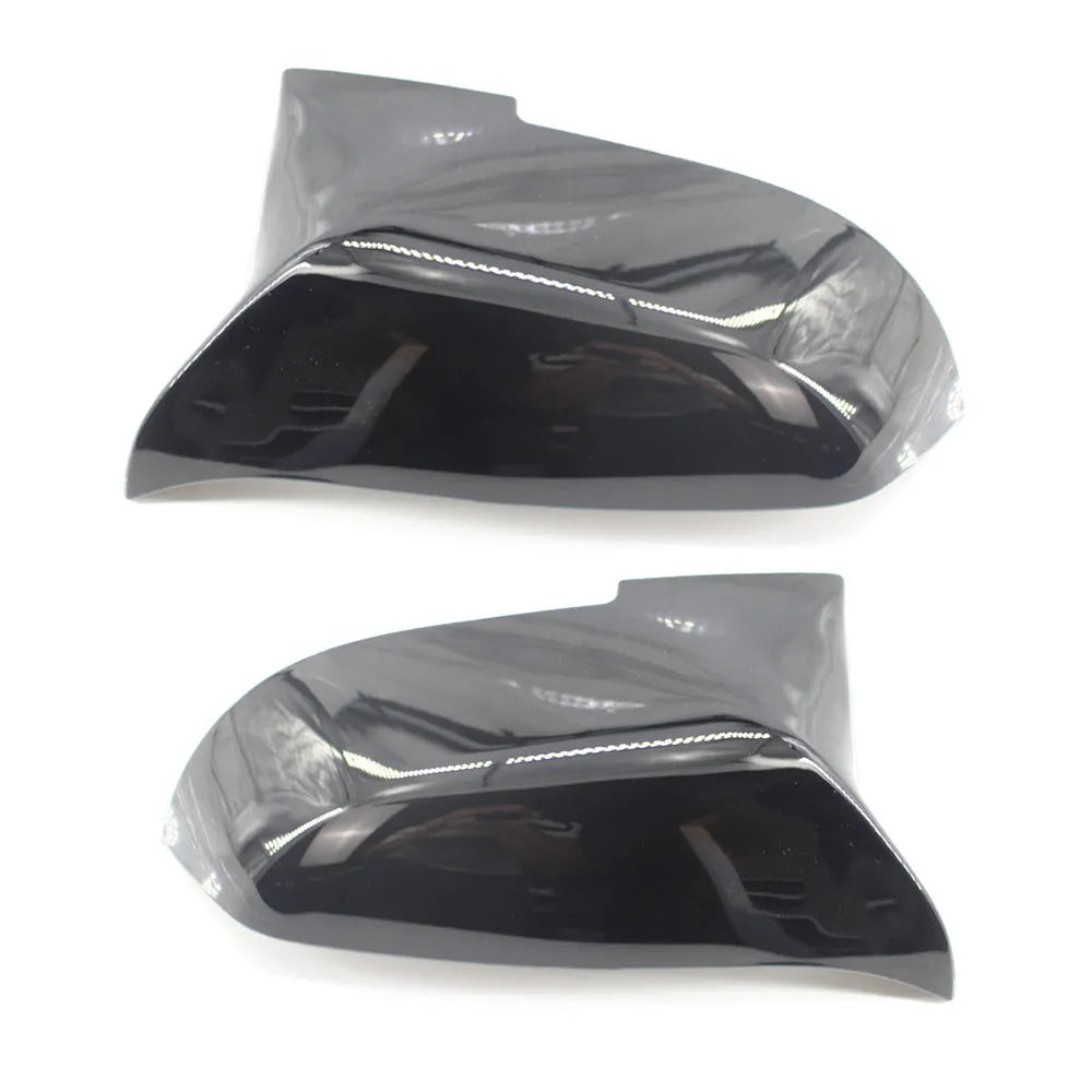BMW F-Series modified horn rear-view mirror shell in paint bright black with buckle replacement design
