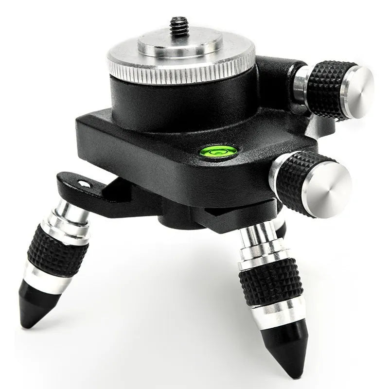Black aluminium alloy spirit level base accessory YL-30 model with 15cm by 12cm dimensions