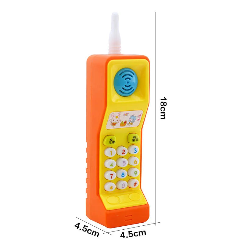 Battery-operated music cartoon animal toy with sound and light features for 3-year-old children