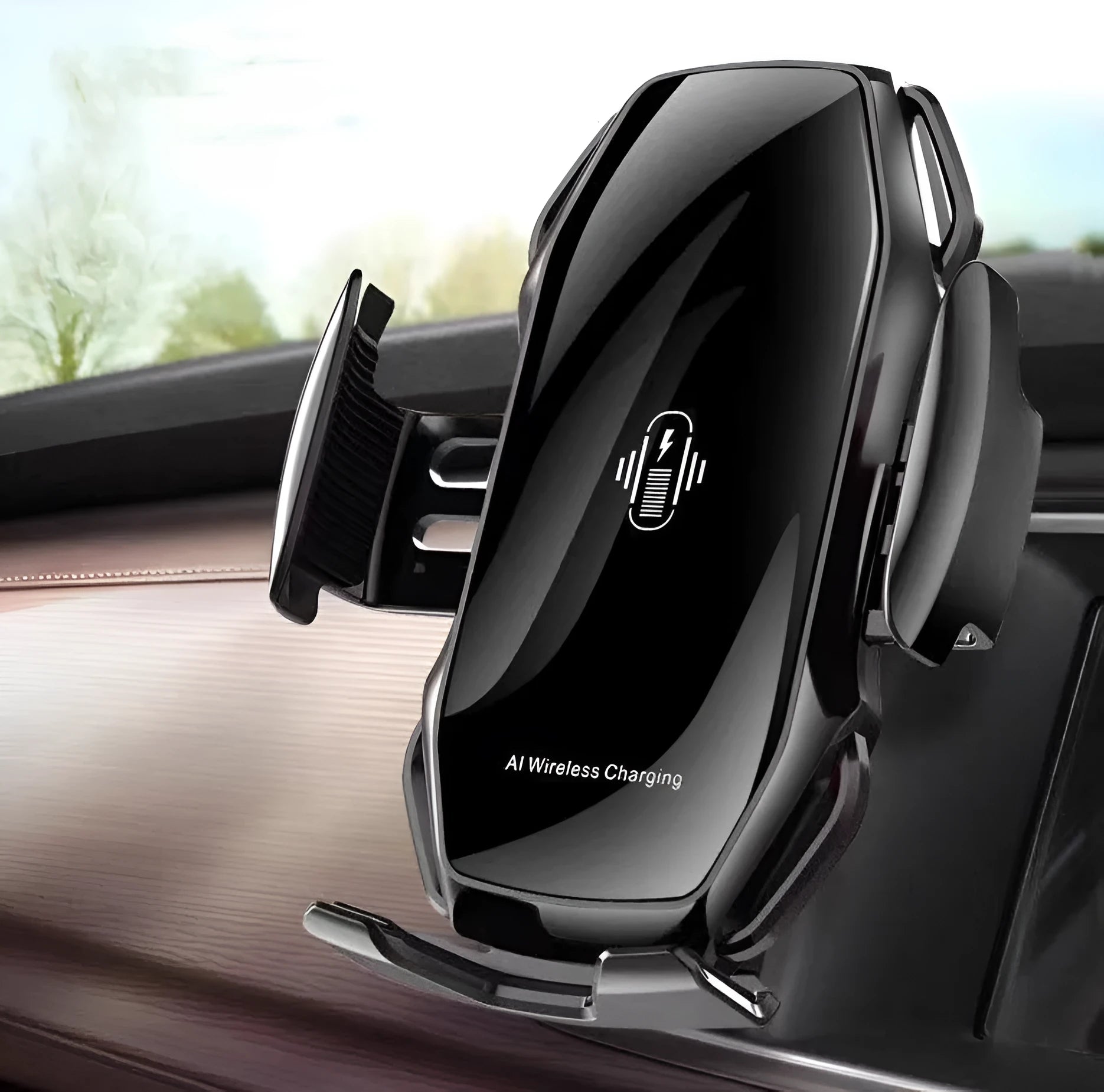Navigation mobile phone holder with USB charging interface in four colour options