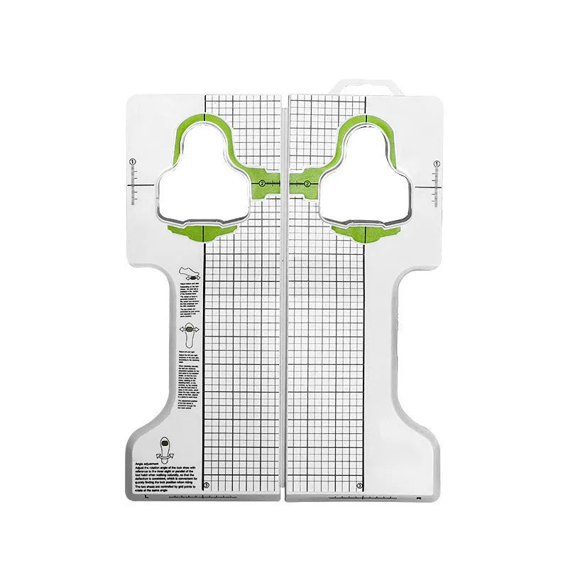 Locking plate adjustment tool for bicycle SPD and KEO cleats on a white background