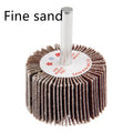 40mm electric drill grinding head with 6mm shank, 80 grit wool polishing wheel, coarse or fine sand.