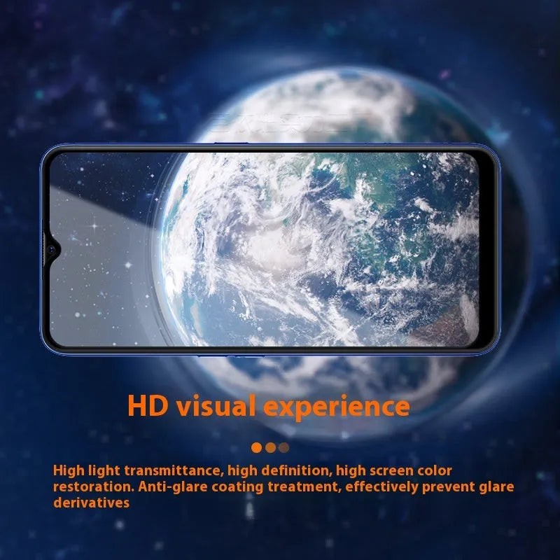 OPPO A9 2020 full screen tempered glass screen protector with full glue black design