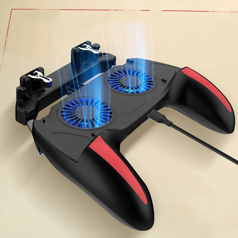 H10 game controller with touch screen interface for mobile gaming on smartphones