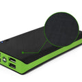 20000mAh portable power bank in five colours with 2.1A fast charging and compact 145×68×22mm dimensions