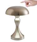 LED charging decorative desk lamp in bronze, gold, or silver with touch control and USB port