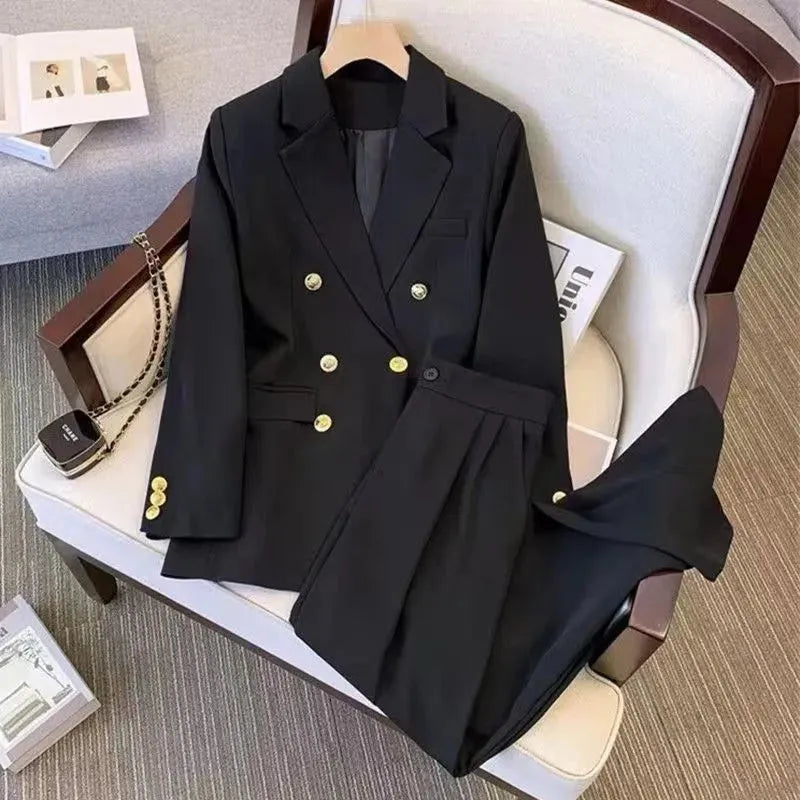Women's loose-fit polyester blouse with regular sleeves in black colour, showing 50cm length and relaxed silhouette