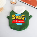 Green cotton dog jacket for autumn and winter wear in sizes L, XL, 2XL, 3XL and 4XL