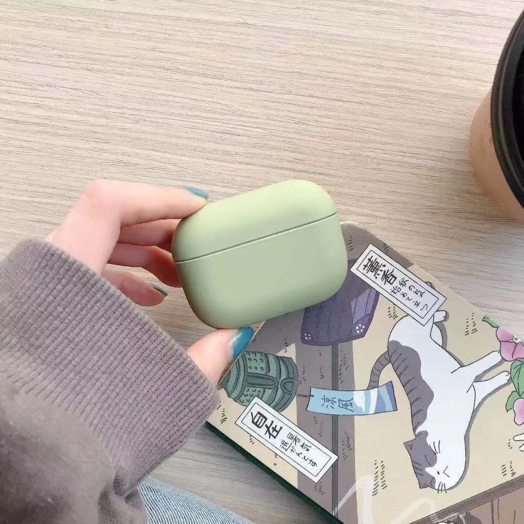 AirPods Pro protective case in multiple colours showing durable plastic construction