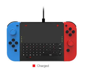 Black felt carrying pouch case for Nintendo Switch console with game card slots open.
