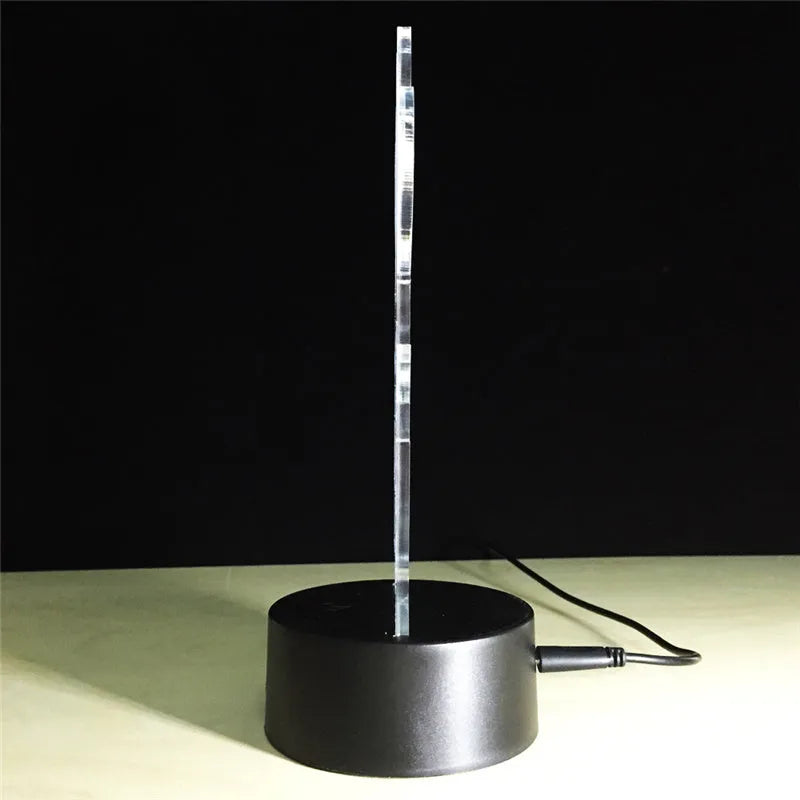 USB 3D Earth globe night light with black touch control, seven colour RGB, 87x87x42mm ABS base, acrylic plate