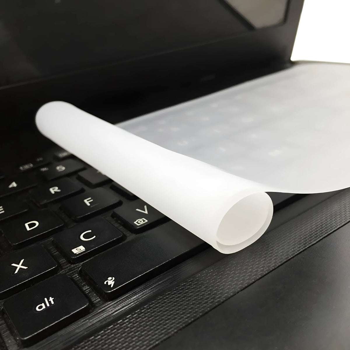 Transparent silicone keyboard dust film for laptop, universal fit, 110x268mm to 368x132mm sizes