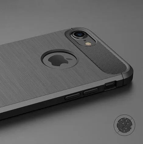 Simple shockproof TPU iPhone case in solid colour options including black, blue, grey, navy, and red.