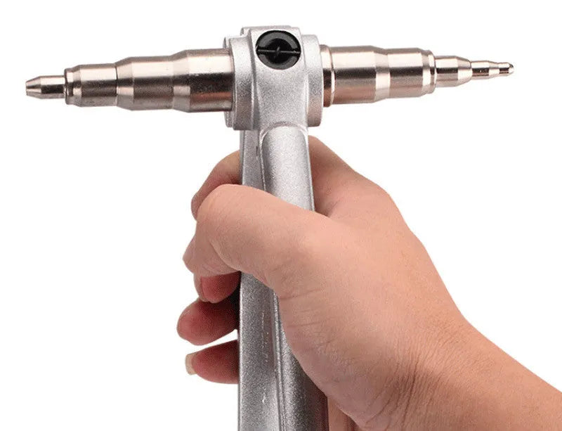 Manual tube expander tool for air conditioning refrigeration work with alloy steel construction