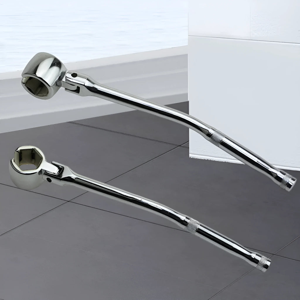22mm hexagonal oxygen sensor removal tool with chrome finish and 270mm length