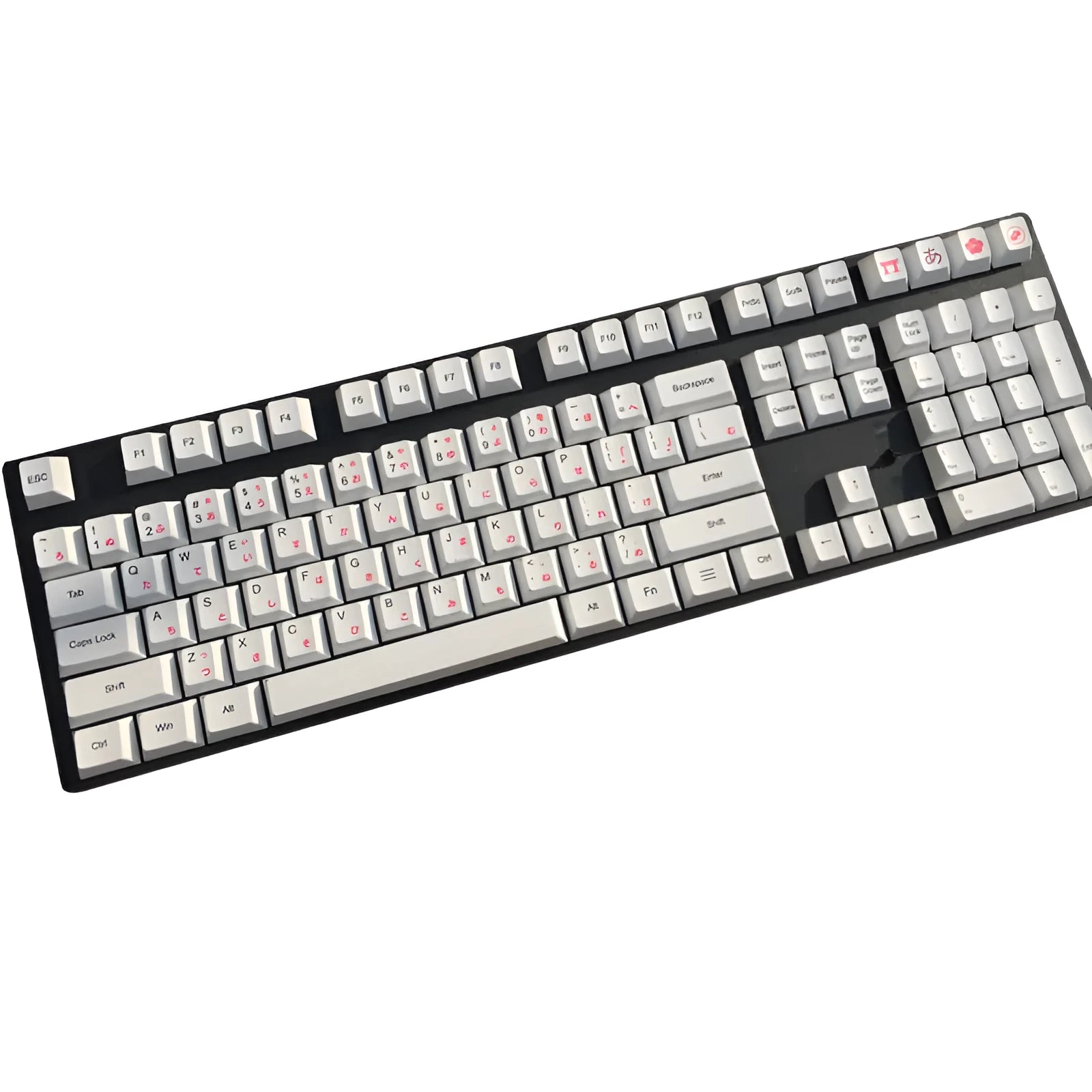 PBT sublimation keycaps with Japanese, Russian and Korean legends for mechanical keyboards