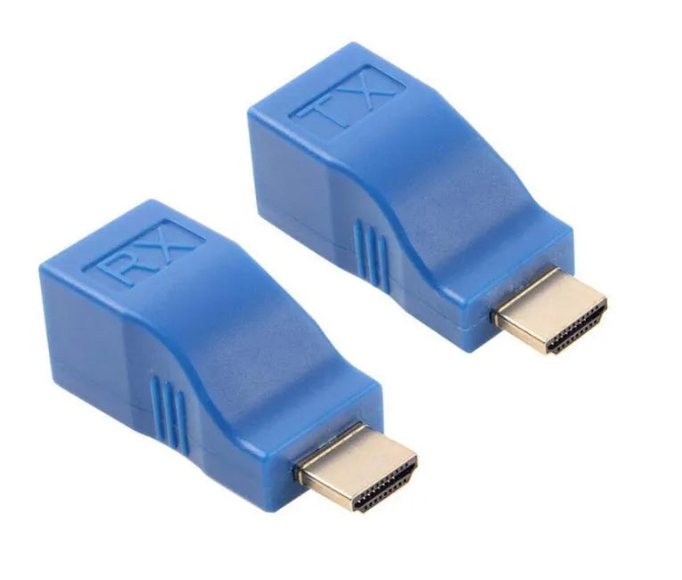 HDMI extender transmitter and receiver kit for 30m 1080P signal extension using CAT-5e network cable