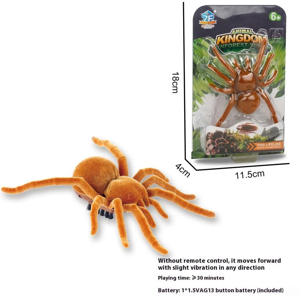 Electric vibration walking toy for pets in cockroach, tarantula, mouse, or dragonfly designs