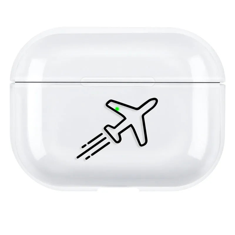 AirPods Pro 3 hard PC protective shell back cover case in a solid colour.