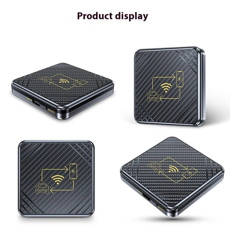 USB wireless CarPlay and Android Auto adapter box for car factory screens