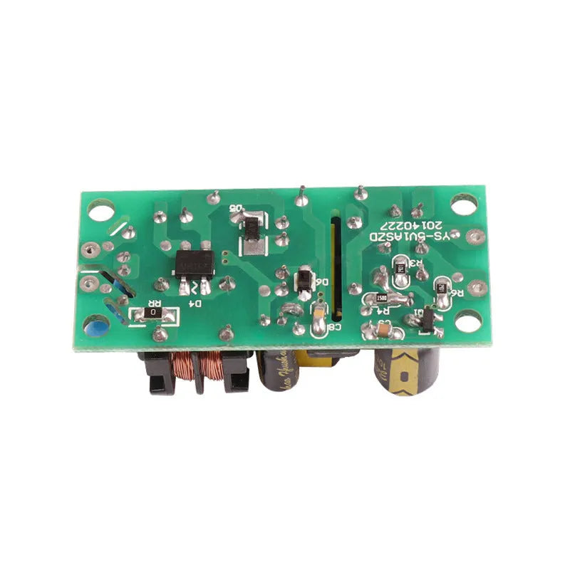 YS-U5S metal switching power board module with electrical connections for AC input and 5V DC output