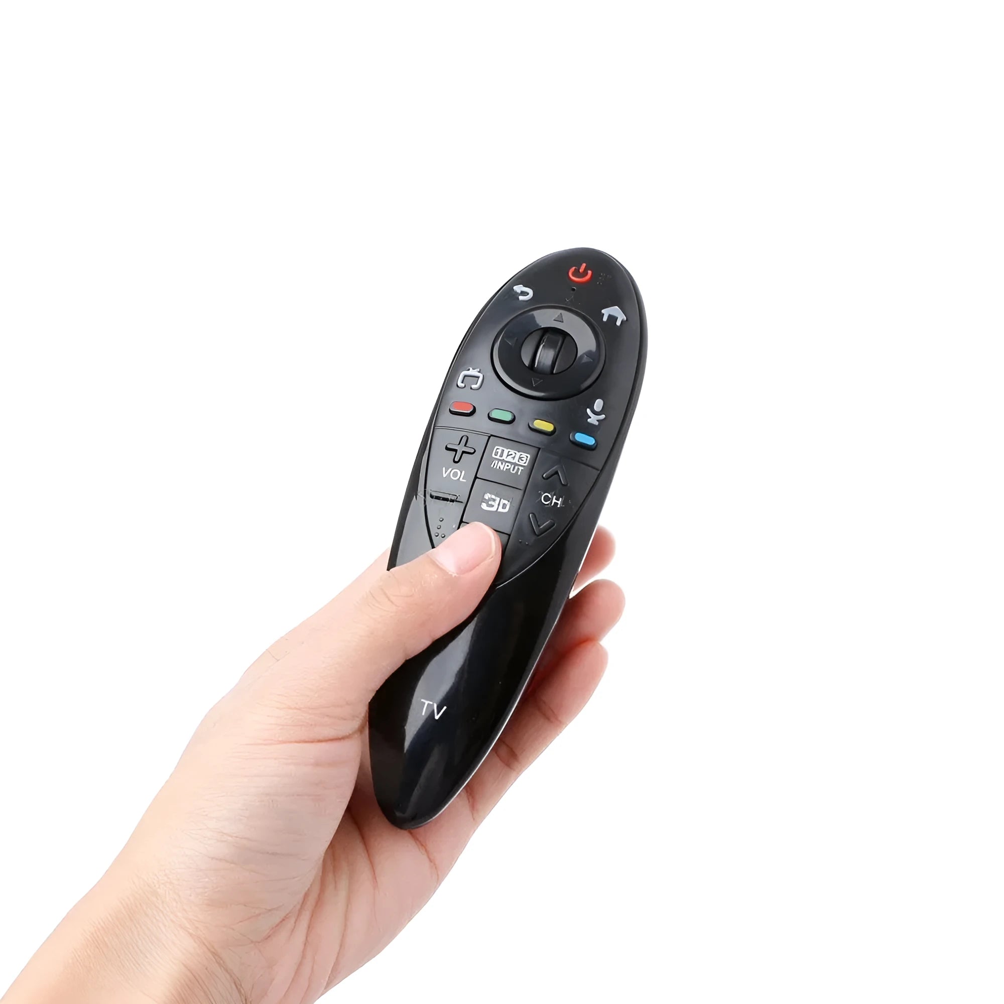 Black LG AN-MR500G AN-MR500 Smart TV replacement remote control showing button layout