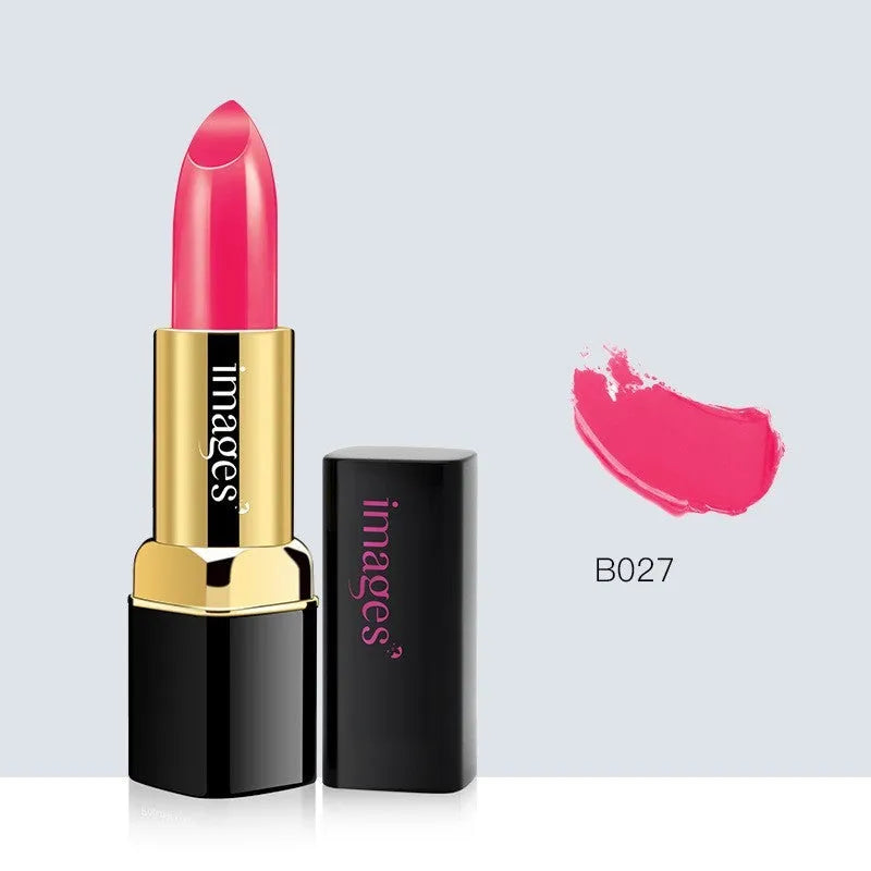 Lipstick lip gloss in 10 colours including coral red and babie pink, 3.8g size with natural plant ingredients