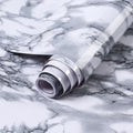 Roll of marble pattern waterproof PVC sticker for kitchen splashbacks, 2m long by 40cm wide