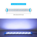 Ultra-thin PVC aquarium light showing blue and white lighting spectrum