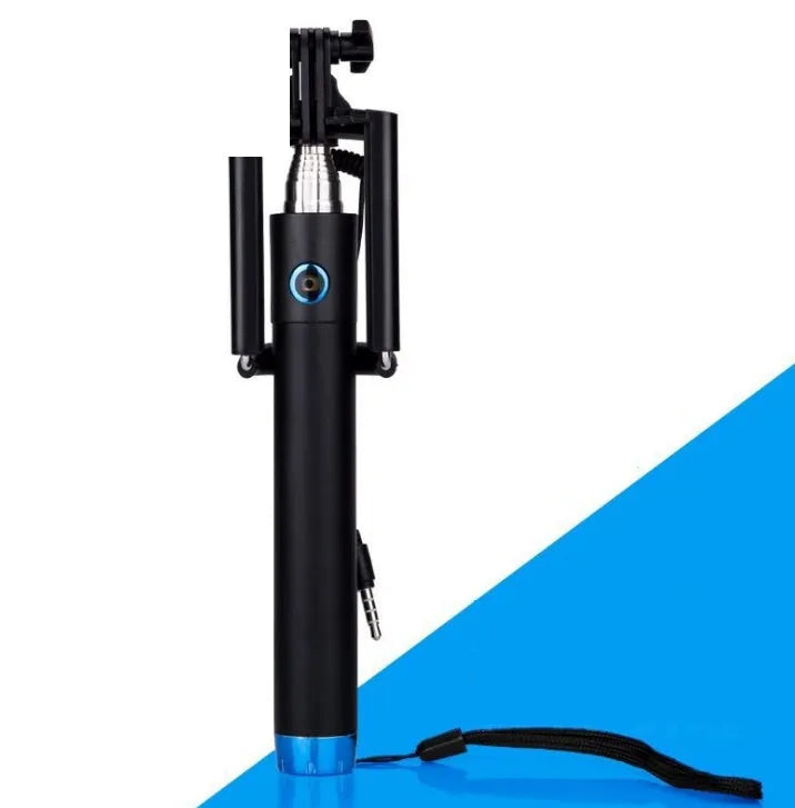Aluminium alloy telescopic self-timer rod for remote camera control in various colours