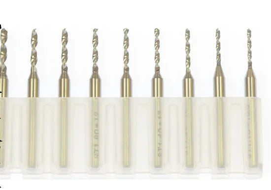 Imported tungsten carbide micro-engraving bit with 0.10mm to 2.00mm diameter range for precision circuit board processing