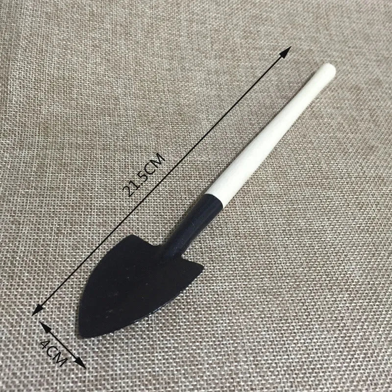 Succulent gardening tool set showing 14 implements including tweezers, watering can, and mini tools for plant care