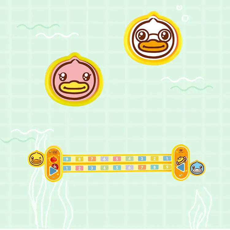 Yellow plastic cartoon digital resolution ruler for children, measuring 24.5 cm