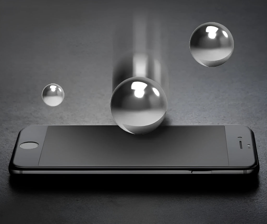 Tempered glass anti-spy privacy screen protector for Apple iPhone models with anti-reflective coating