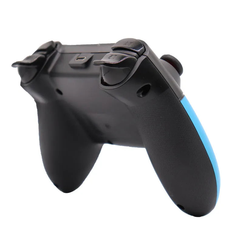 Bluetooth gamepad controller for Nintendo Switch, PC and Android with blue and red colour scheme