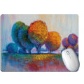 Rubber art keyboard pad in 24x20cm or 30x25cm, one-sided extruded design, available in ten colours.