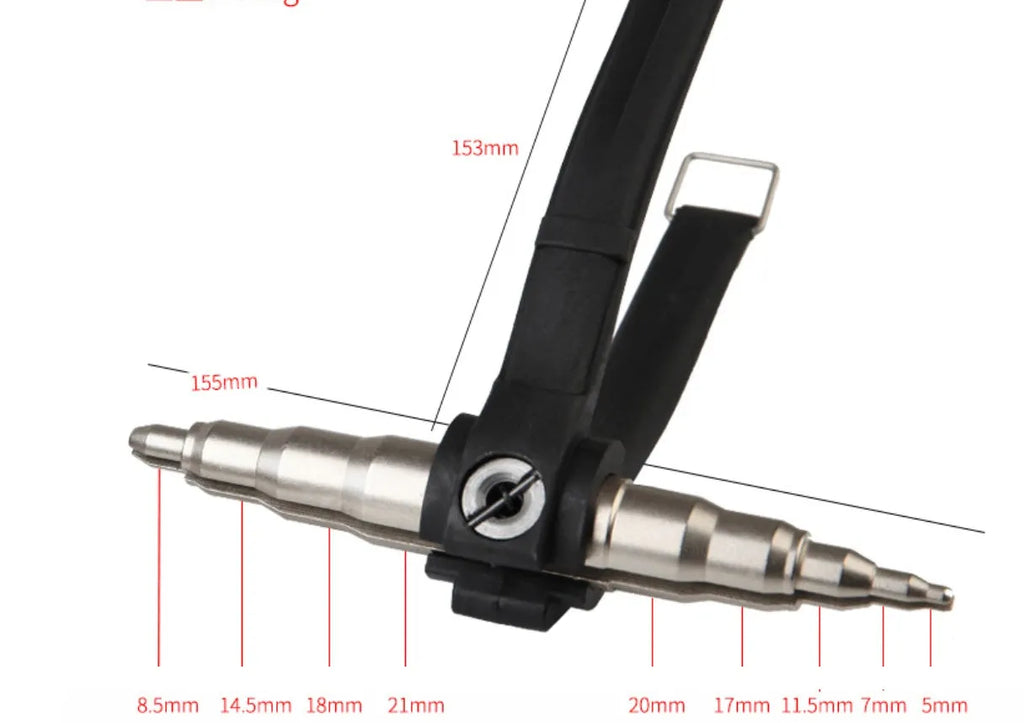 Manual tube expander tool for air conditioning refrigeration work with alloy steel construction