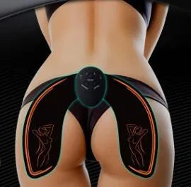 EMS hip muscle training stimulator with host and patch for abdominal and buttock toning