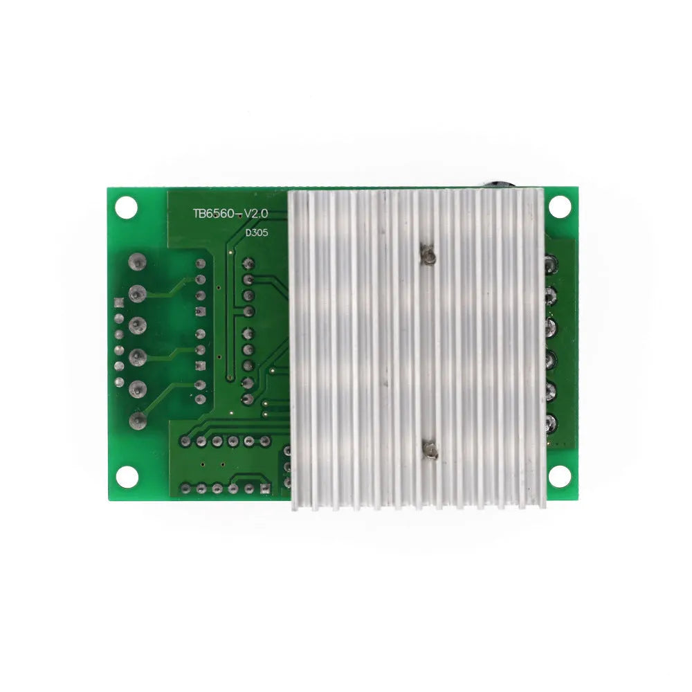 TB6560 3A stepper motor driver module with heat sink and adjustment potentiometers