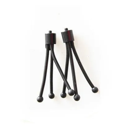 Mini tripod with universal ball head folded to 110mm size next to smartphone showing compatibility