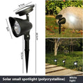 Solar lawn spotlight 4LED outdoor garden light 177x100mm for courtyard lawn decoration