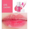 Bright hydrating mint lip gloss in five colour shades with lip essence oil