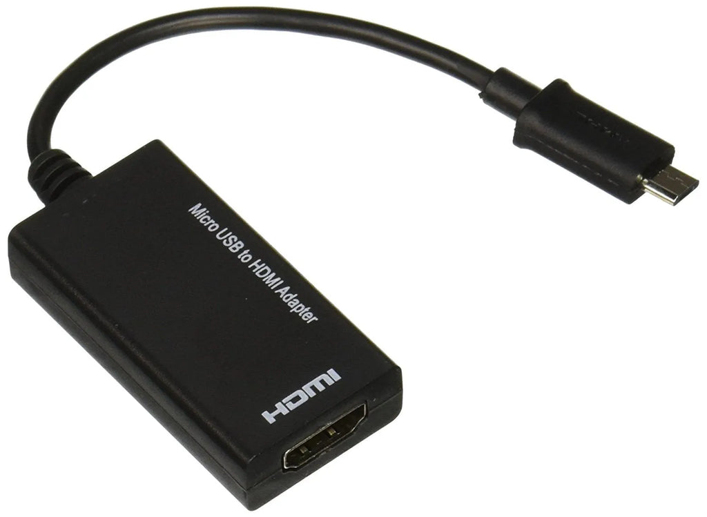 Black HD to HDMI adapter cable for connecting legacy devices to modern displays