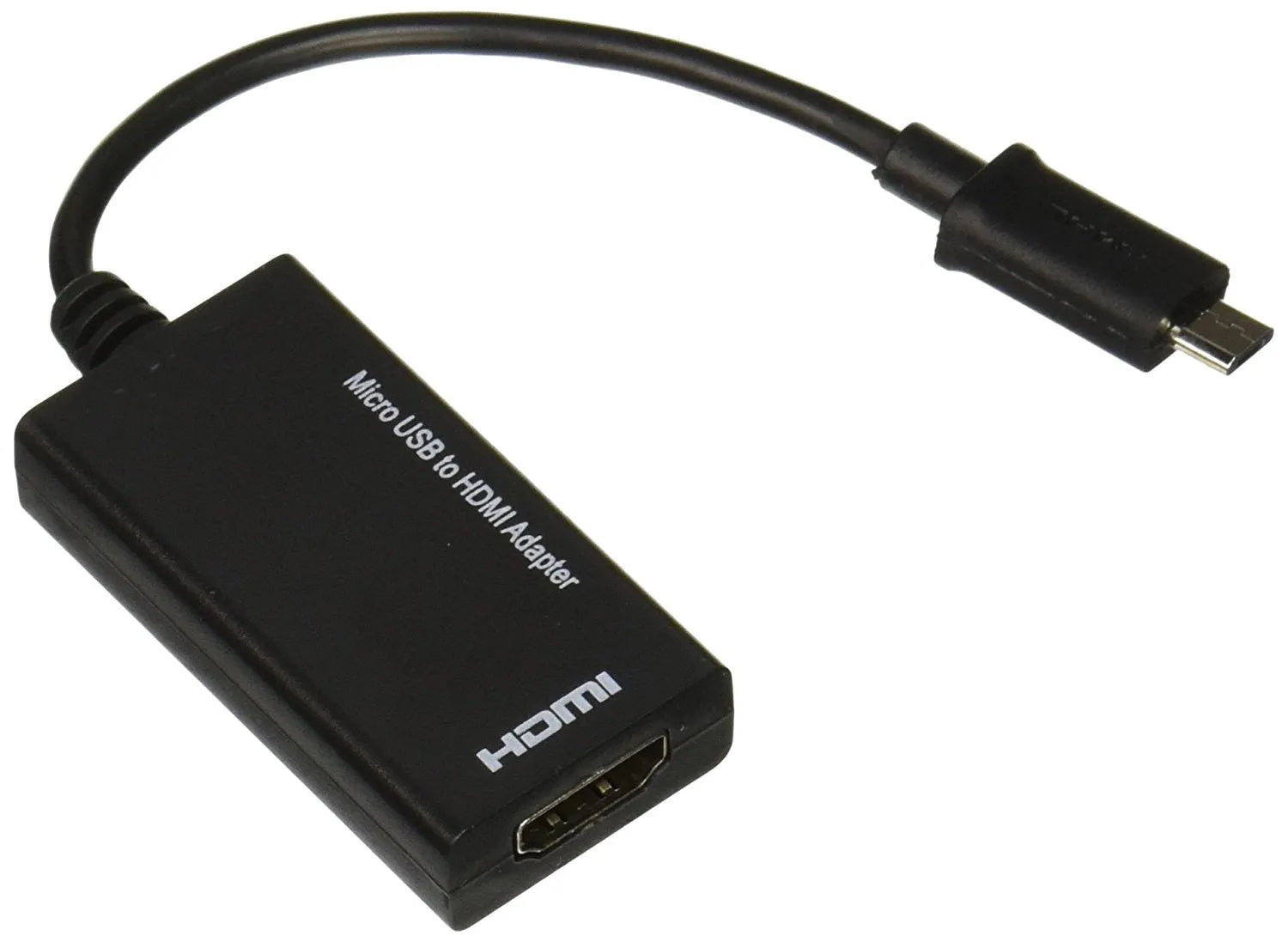Black HD to HDMI adapter cable for connecting legacy devices to modern displays