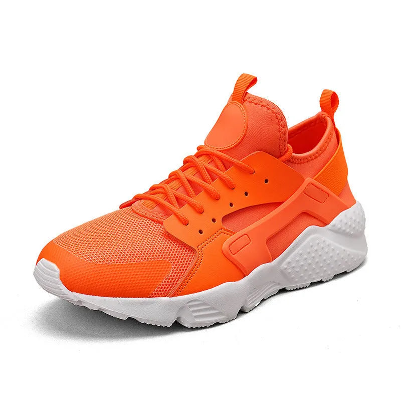 Men's green mesh casual shoes with cross shoulder straps and flat heel design