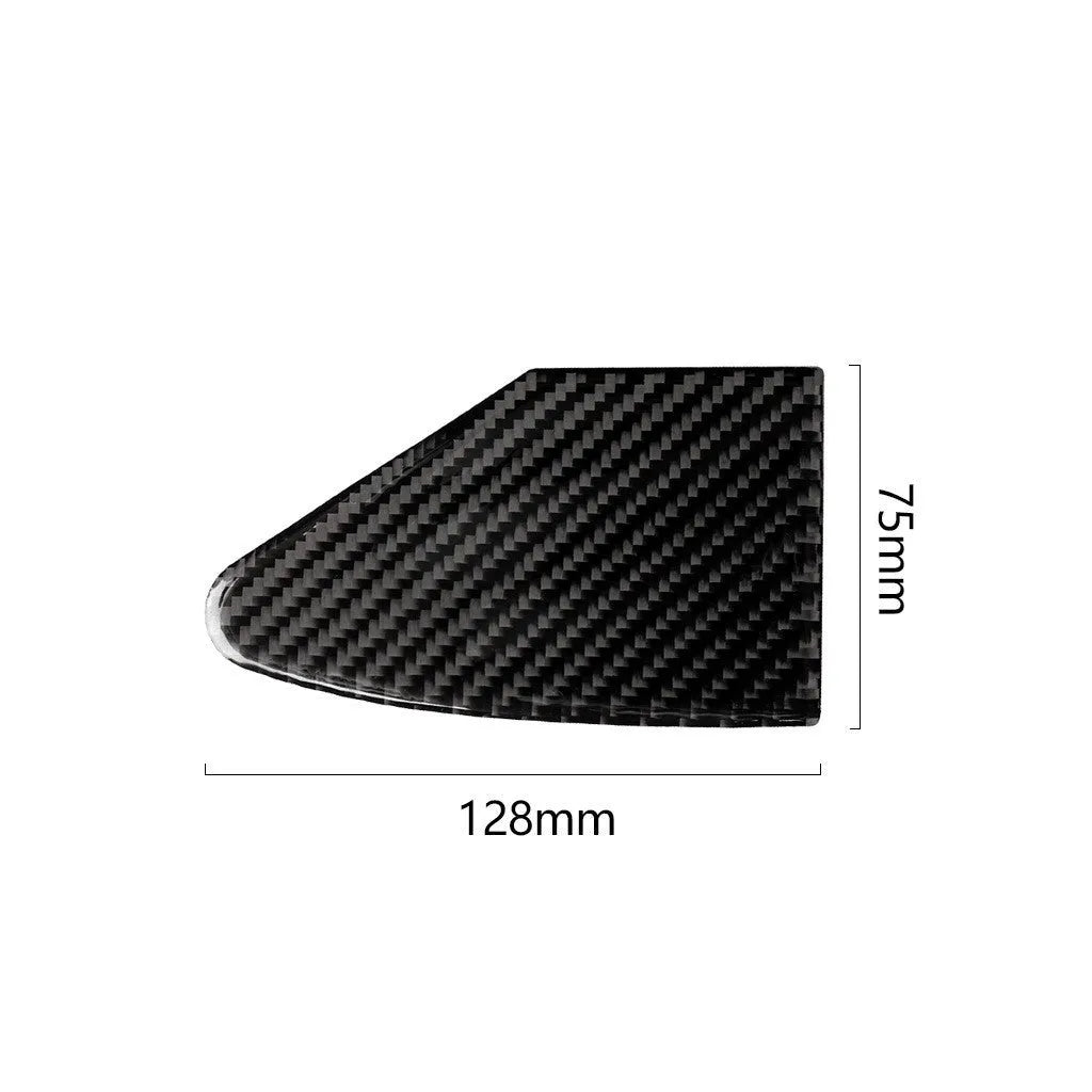 Carbon fibre USB charging port panel decorative sticker with 3M backing