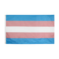 Transgender rainbow flag, 90x150 cm polyester Pride flag for events and wall display