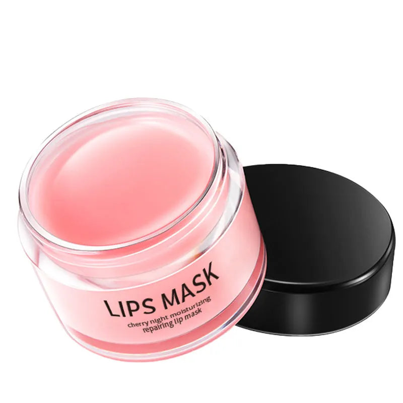 Boxed 20-30g lip mask skincare product for moisturising and nourishing dry lips.