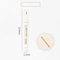 Stereo double line pen showing two-colour 0.5mm tip and 13.4cm plastic body for student highlighting